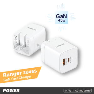 RANGER 2U45S_US 45W GaN PD Wall Charger