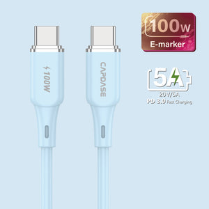 SiliconPR-CC100 USB-C To USB C 100W Sync and Charge Cable 1.2M