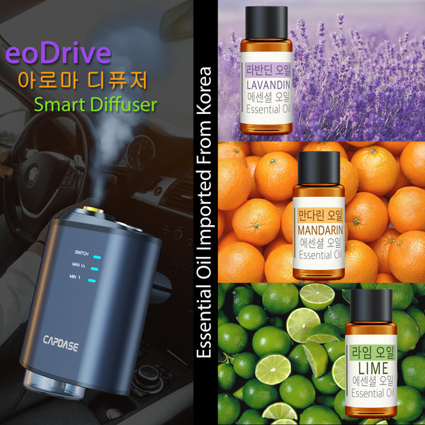 Smart Electric Auto Air Diffuser Aroma Car Air Vent Humidifier Oil