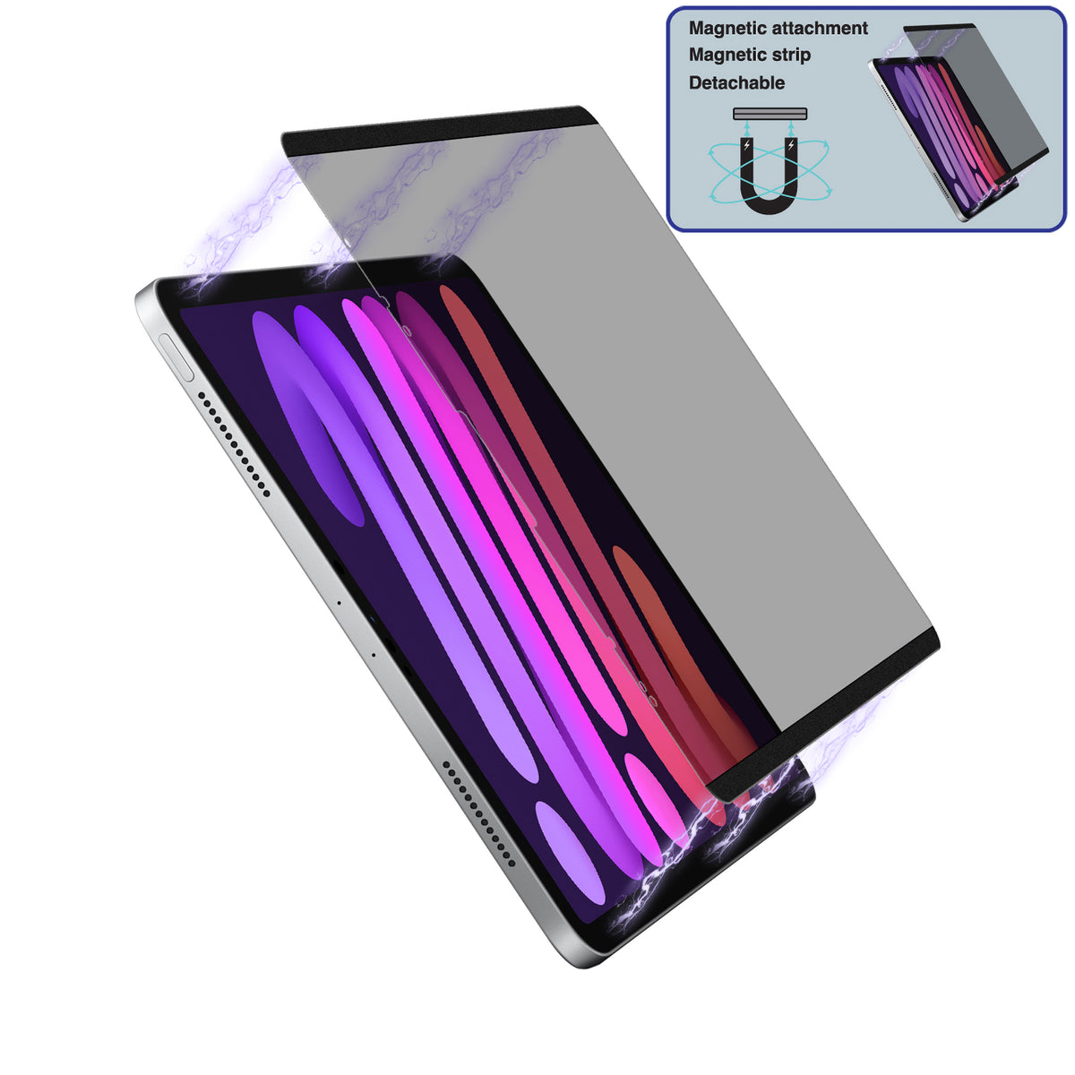 Magnetic Screen Protector Paper like Film For Ipad Mini 6 - Temu